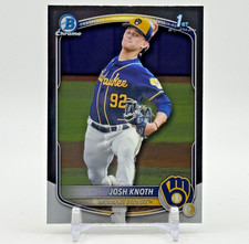 Josh Knoth 2025 Bowman Chrome Prospects 1st Bowman #BCP-136 Brewers NM
