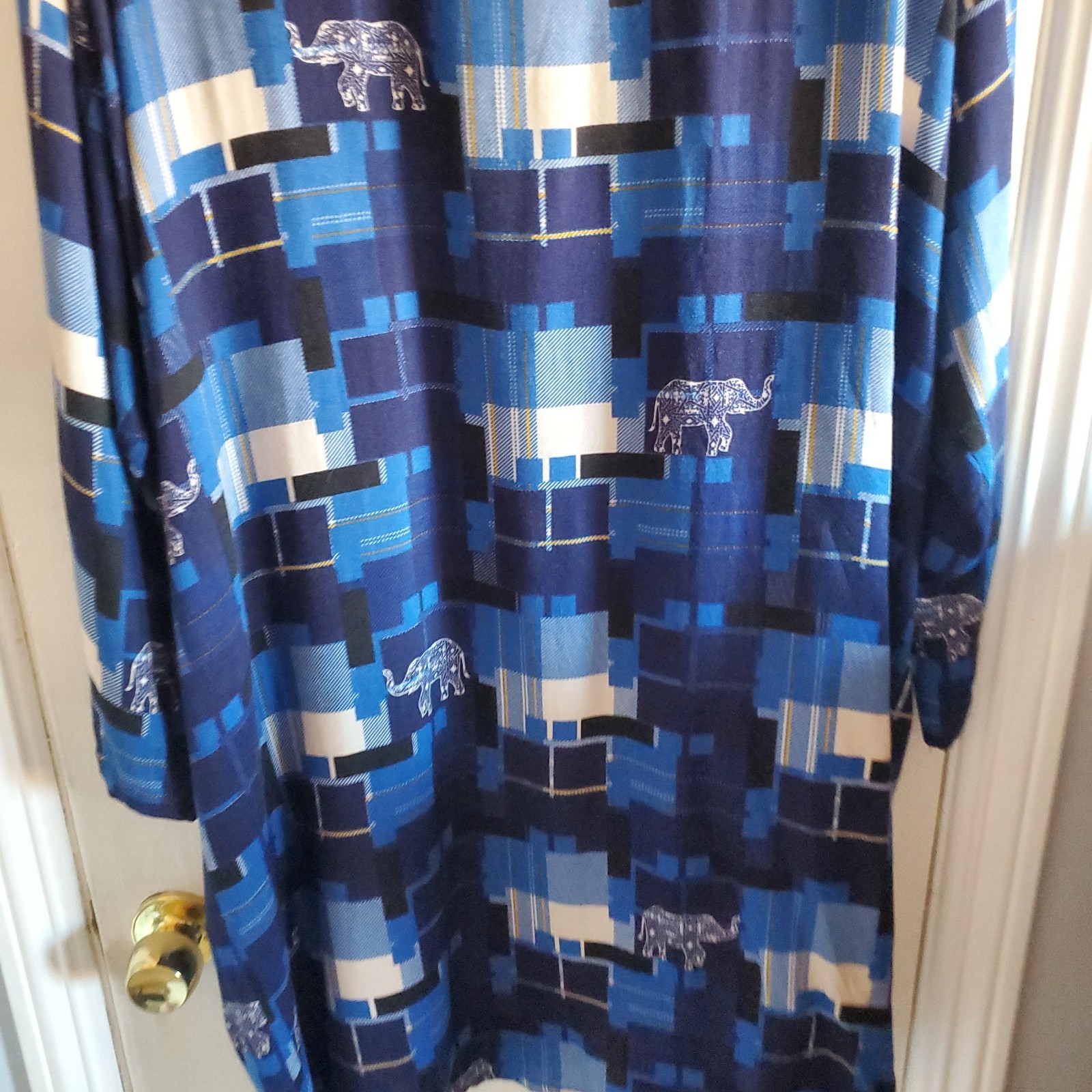 The Elephant Pants Patchwork Pattern w/ elephants… - image 7