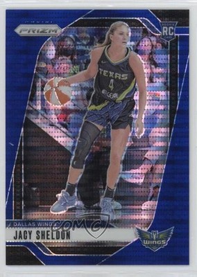 2024 Panini Prizm WNBA Blue Pulsar Prizm 71/199 Jacy Sheldon #4 Rookie RC 1c49