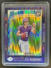 2024 Donruss Optic JJ McCarthy Purple Shock Rated Rookie #235 Vikings
