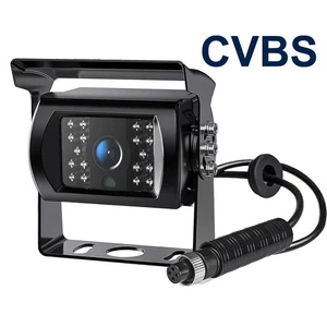 CVBS 4 Caméra de sauvegarde d'épingle Renversement Caméra étanche vision nocturne Vue arrière
