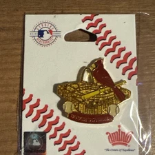 St Louis Cardinals Busch Stadium Lapel Pin. New, Rare  Aminco int. MLB