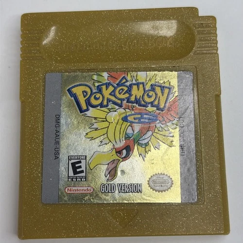 Pokemon Gold Nintendo Gameboy | AUTHENTIC | NEW BATTERY Tested Saves