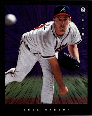 1997 Zenith Baseball 8 x 10 Color Photo Dufex #6 Greg Maddux