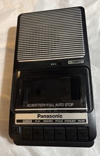 Panasonic RQ-2102 Portable Cassette Recorder - Black for sale
