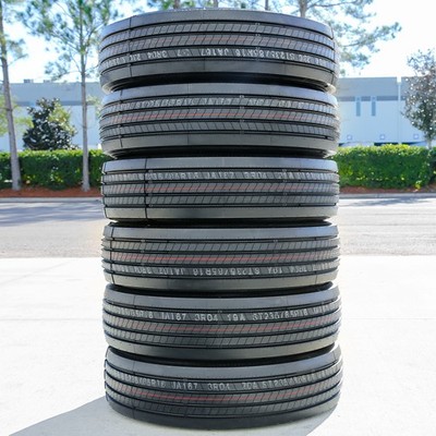 6 Tires Roundrule Xtra All Steel ST 235/80R16 Load H 16 Ply Trailer