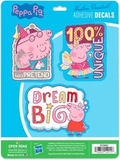 Adhesive Vinyl Sticker Decals - Fun Set of Stickers for Car, Water-Pink