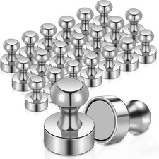 22Packs Neodymium Fridge Magnets, Strong Magnets for Whiteboard, Push Pin Magnet