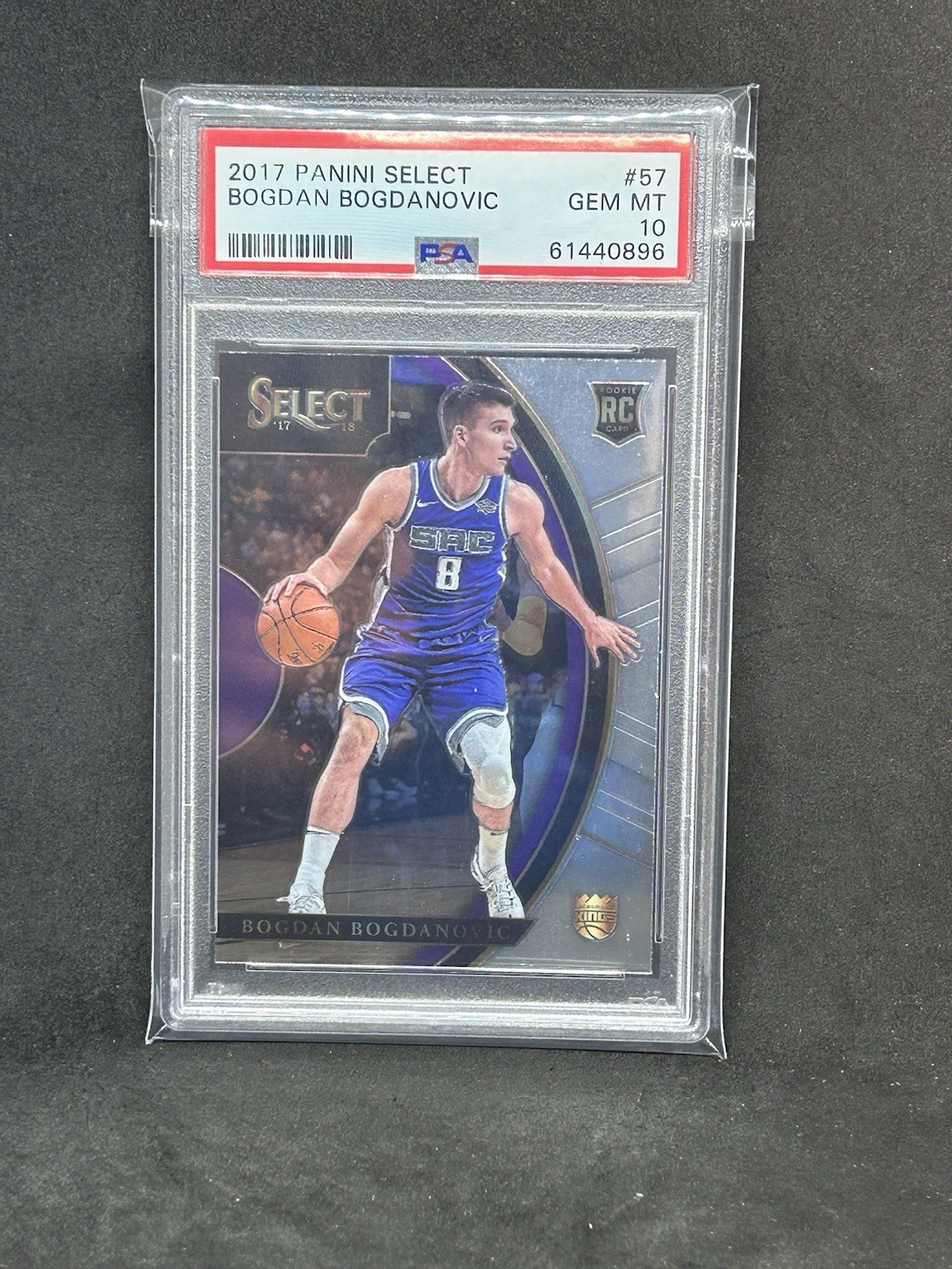 2017-18 Panini Select Concourse Bogdan Bogdanovic #57 Rookie PSA 10 Sb2