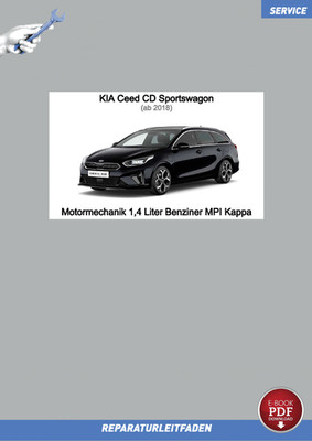 PDF KIA Ceed CD SW (18-21) Reparaturanleitung Motor 1,4 L Benziner MPI Kappa