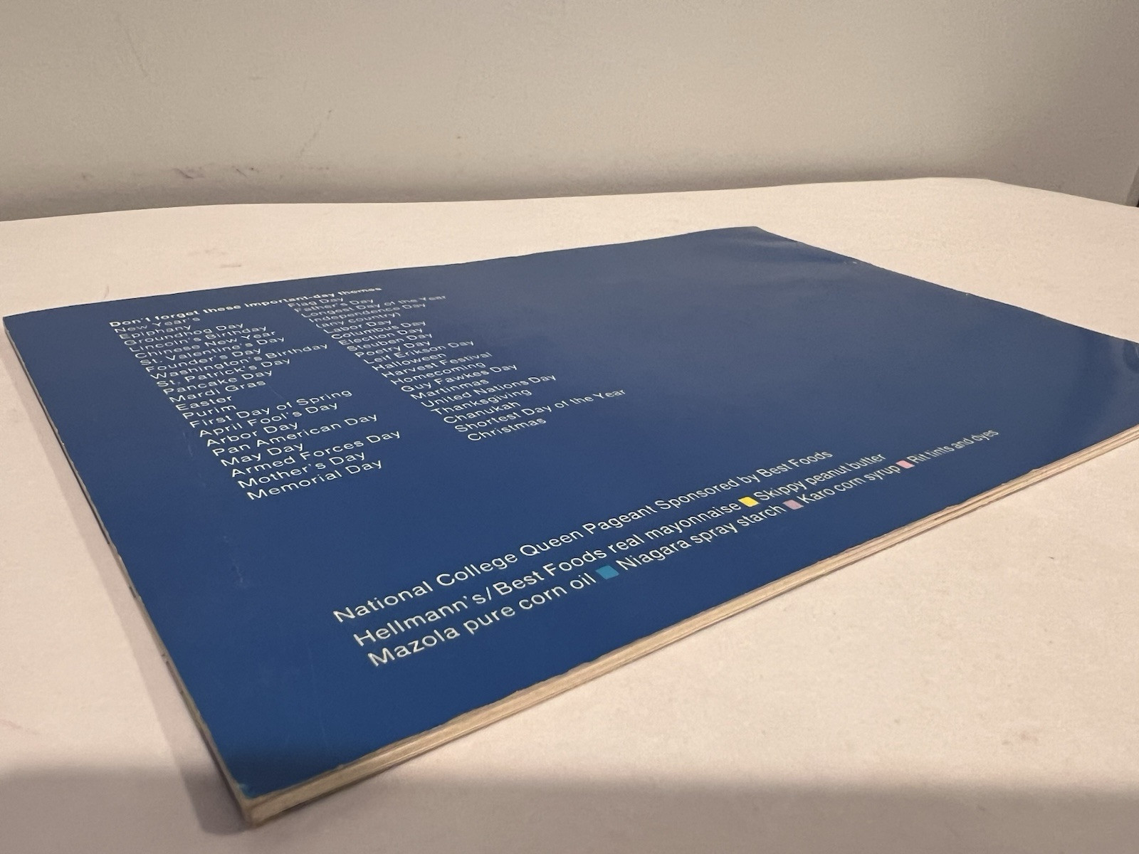 Swingin' Party Book Pamphlet-Mod art 1960s 1970s National College Queen Pageant