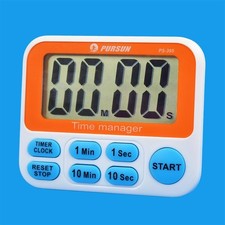 LCD Digital Kitchen Timer 7 Buttons Loud Alar...