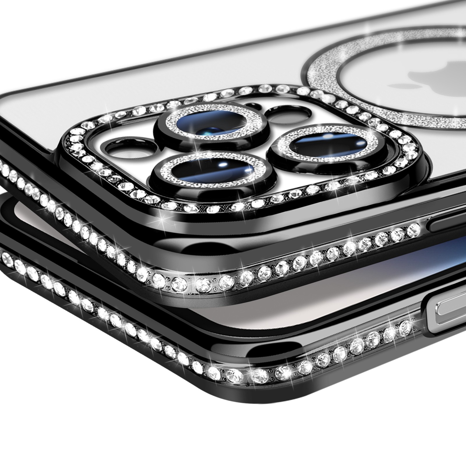 Coque Diamant iPhone 14 Pro Avizar anti-rayure pour éviter les chocs avec style - 3