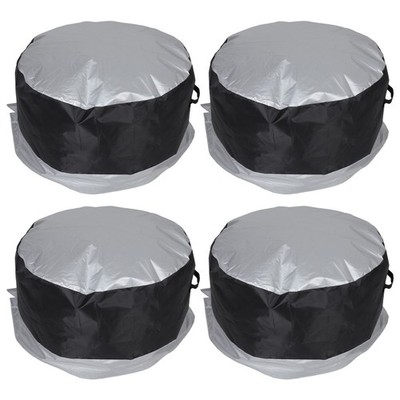4 Pcs Reifenschutzhüllen Camping-reifenabdeckung LKW -Zubehör Wohnmobil-Zubehör