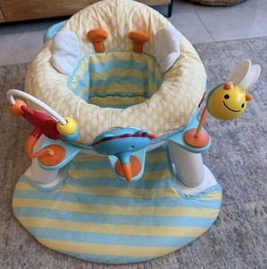 SKIP HOP EXPLORE & MORE BABY CHAIR: 2 SIT-UP FLOOR SEAT INFANT ACTIVITY SEAT