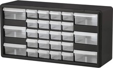 Akro-Mils 26-Drawer Plastic Drawer Storage Cabinet for Garage Organization,Bead