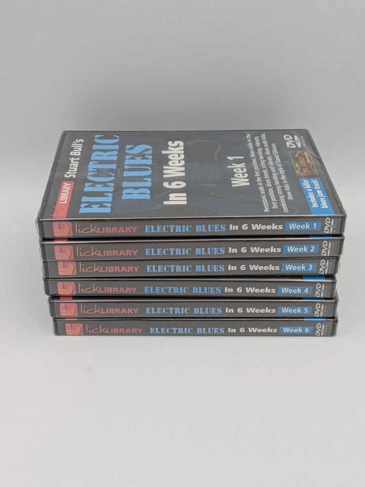 Lick Library Stuart Bull's Electric Blues In 6 Weems Guitar Lesson 6 Video DVD - Image 2 of 4