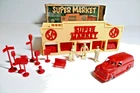 Marx Marxville Super Market With Accessories & Box