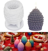 Silikonform Weihnachten Kerzenform Silikon GießForm Tannenzapfen Silikonform