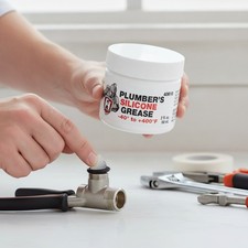 Reliable Hercules Plumber's Silicone Grease 2 oz - 400 F, Plastic  Rubber Use