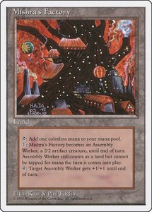 Mishra's Factory - Fourth Edition - MTG