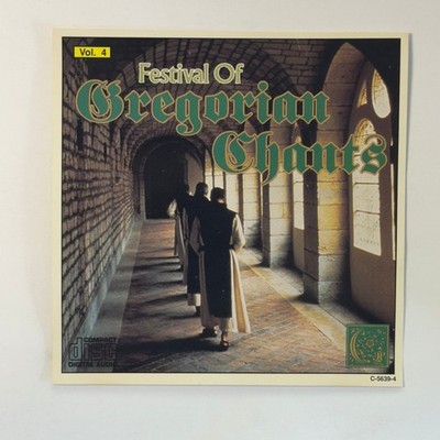 Festival Of Gregorian Chants Vol. 4 CD 1992 Madacy Music Canada Medieval Chant