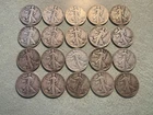 Silver Walking Liberty Half Dollars - Lot of 20