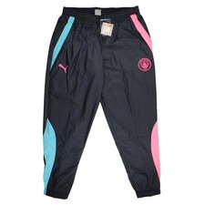 Image of Men's Woven Pants Dark Navy 2023-2024 Man City Pre Match Football Sportswear