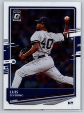 2020 Donruss Optic Luis Severino #104 New York Pitcher Baseball Trading Card