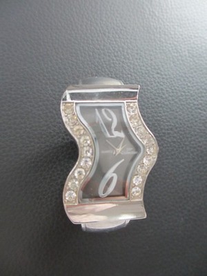 DB Collection - Schmuck / Modeschmuck Quartz Uhr, metall silber grau strass