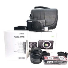 Canon EOS M10 Mirrorless Camera 959 Shutt. Count with 15-45mm IS STM Lens V Good