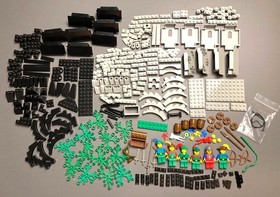 Lego 6077 Forestmen's River Fortress - 100% Build Complete No Box, Instr 