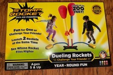 Stomp Rocket Dueling High Flying Toy Rocket Double Launch Set