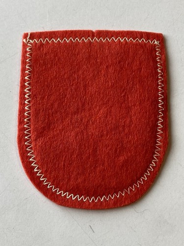 Vintage Brugge Belgium Patch Gold Embroidery/Red Felt Sew-On - Picture 6 of 6
