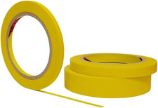 Yellow Painters Tape for Car Painting- Assorted Size Multi Pack 44 Yard - No Res