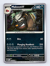2026 Pokemon Mabosstiff 058/084 Reverse Holo PBL EN English