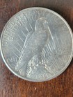 1922 D 1 OUNCE SILVER PEACE DOLLAR GREAT COND. CIRCULATED UNCLEANED — photo 2