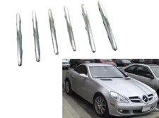 6 St&uuml;ck CHROM Motorhaube Grill Lamellen Haubenentl&uuml;ftungsblenden f&uuml;r Mercedes R171 SLK 2004-2010