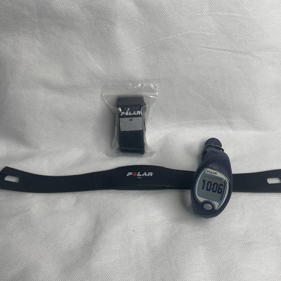 POLAR FS1 Fitness Monitor Watch Heart Rate Tracker Kit Size Medium New Battery