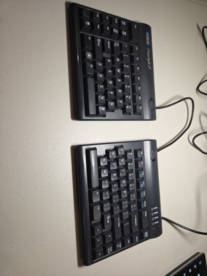 Kinesis Freestyle2 Blue Ergonomic Split Wired Keyboard Model KB800PBus
