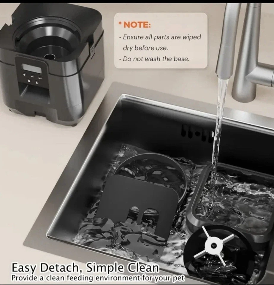 2L Futterautomat Futterspender Automatischer Futternapf für Katzen Hunde - Bild 4 von 4