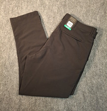 Banana Republic Men's Slim Fit Flat Front Pants, Black, Size: 38x30, NWT