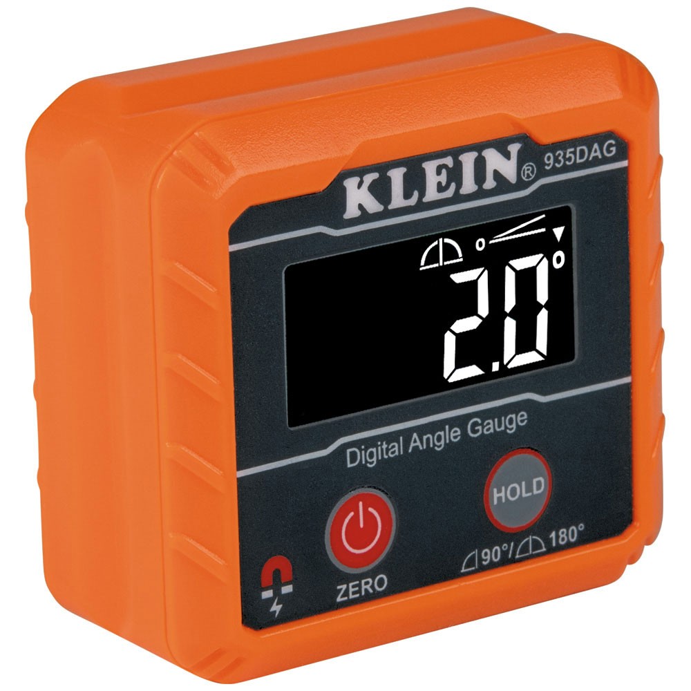 Klein Tools 935DAG Digital Angle Gauge and Level w/ Battery Manual Carry Case