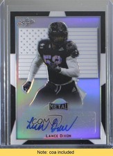 2019 Leaf Metal US Army All-American Bowl 1/1 Lance Dixon #BA-LD1 Auto a8r