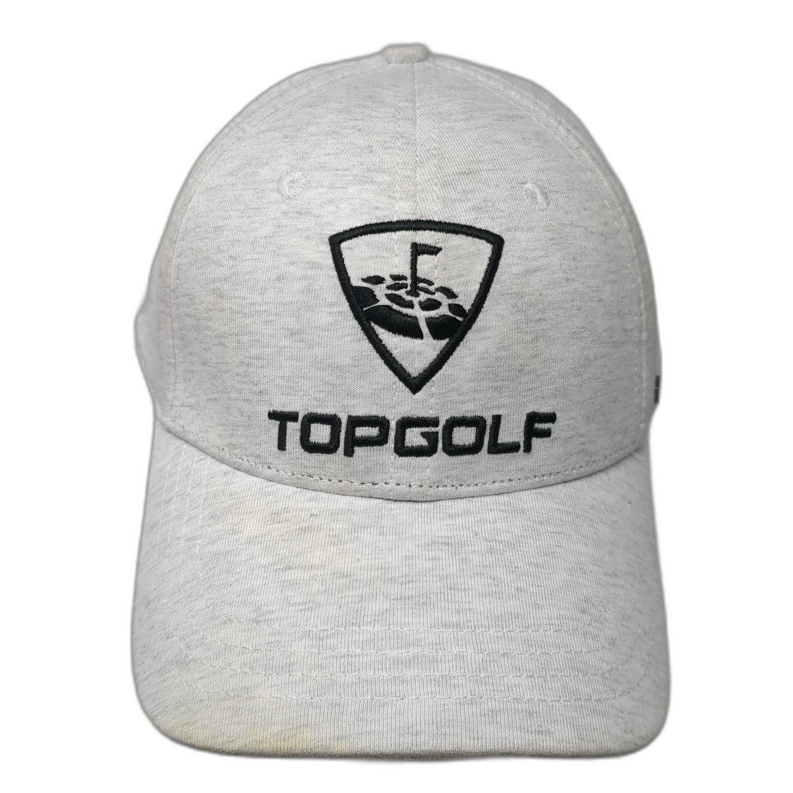 Topgolf Fitted Hat Solid Gray XL Embroidered Vent… - image 1
