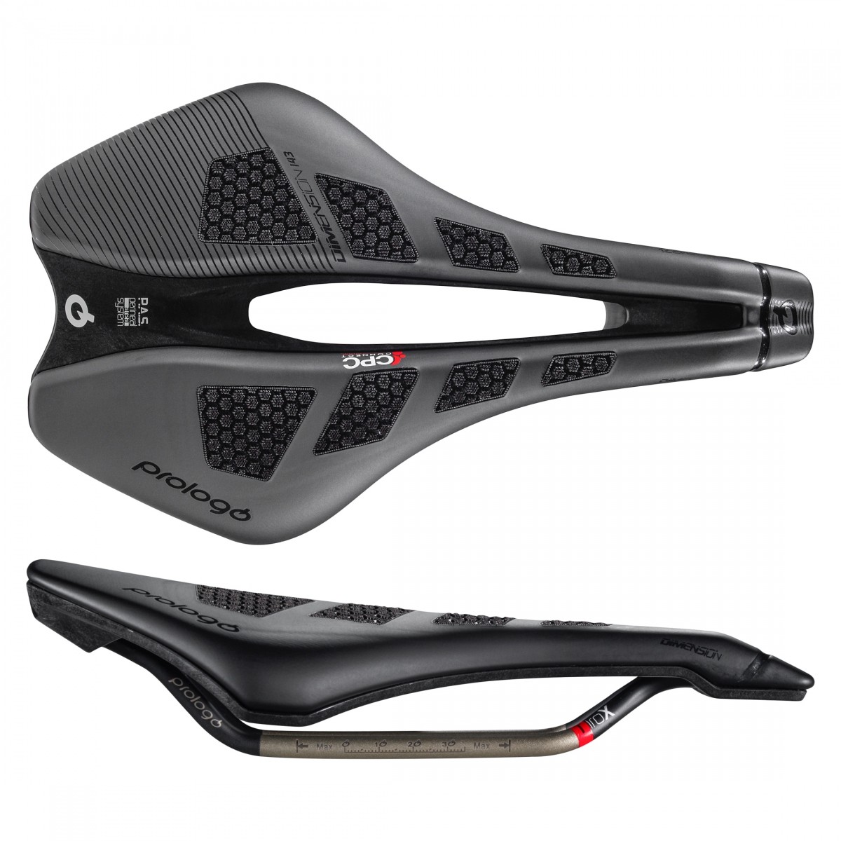 Prologo Dimension CPC Tirox Carbon Saddle - Wide 143mm Ergonomic Lightweight 27990₽