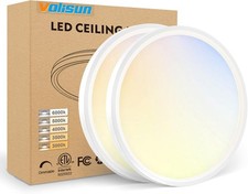 2Pack Led Flush Mount Ceiling Light Lamp Surface Fixture 3000k 4000k 6500k 5 7in