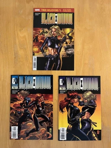 Black Widow # 1 2 3 (Marvel 1999) Full Set Yelena Belova Red Room True Believers