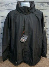 Helly Hansen Workwear 71045 Haag Parka Black Waterproof Work Jacket Coat 3XL