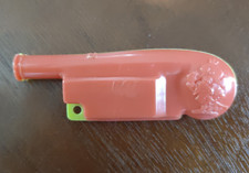 Vintage 1960's Captain Crunch cereal premium red / yellow BO'SUN whistle